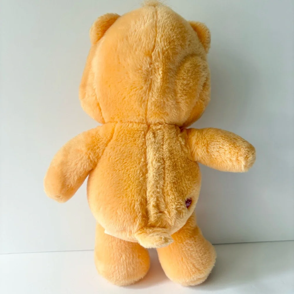 Vintage Care Bear Friend Bear Talking 13” Orange Plush Stuffed Animal TESTED